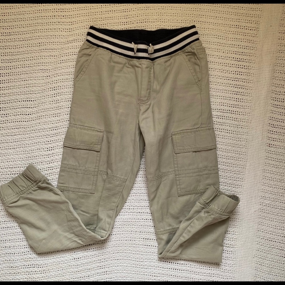 Gymboree White Cargo Joggers
